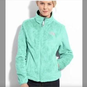 THE NORTH FACE Mint Loafted FLEECE Jacket,  full zip, zip pockets size XS